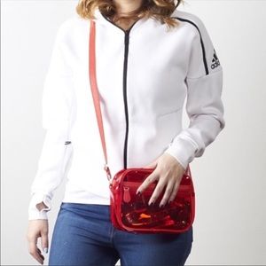 Stephanie Johnson Red Clear Camera Bag
